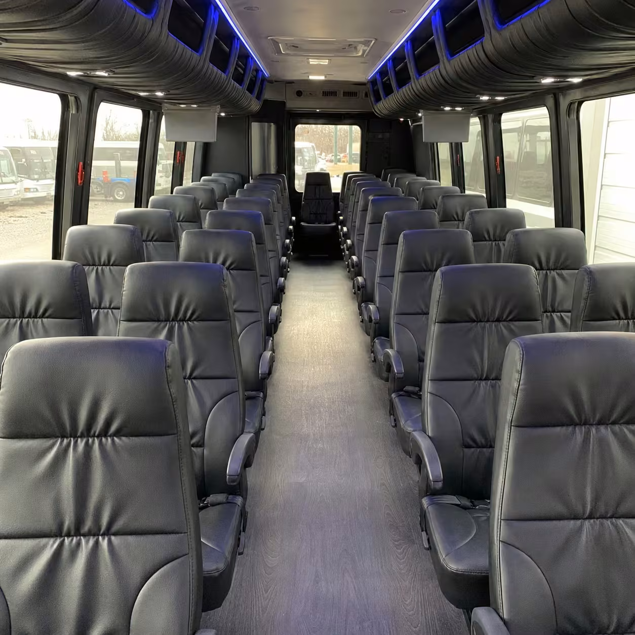 15 35 passenger minibus inside
