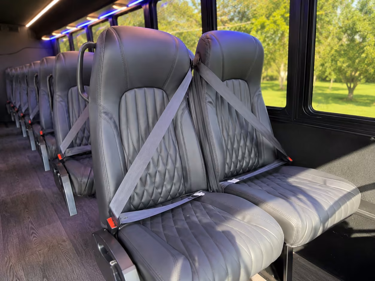 15 35 passenger minibus interior