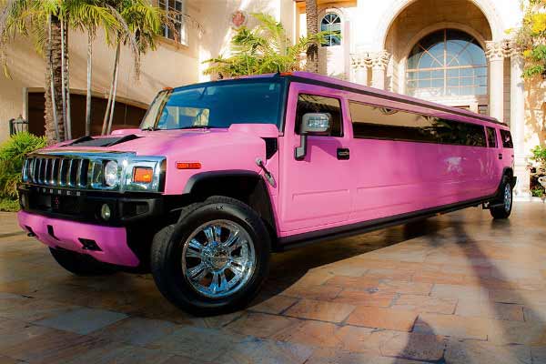 pink hummer limo service Anderson