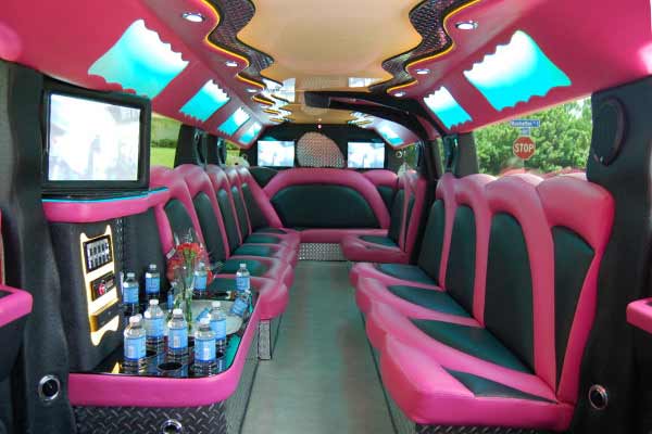 pink hummer limousine Noblesville